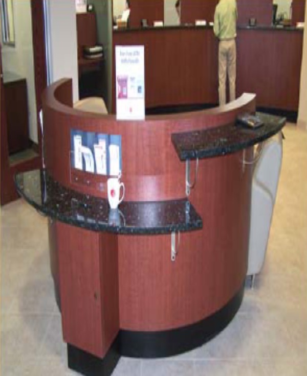 office furniture for financial institution