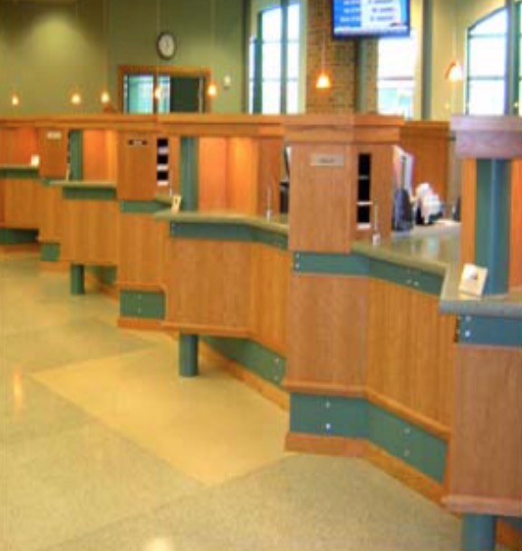 office furniture for financial institution