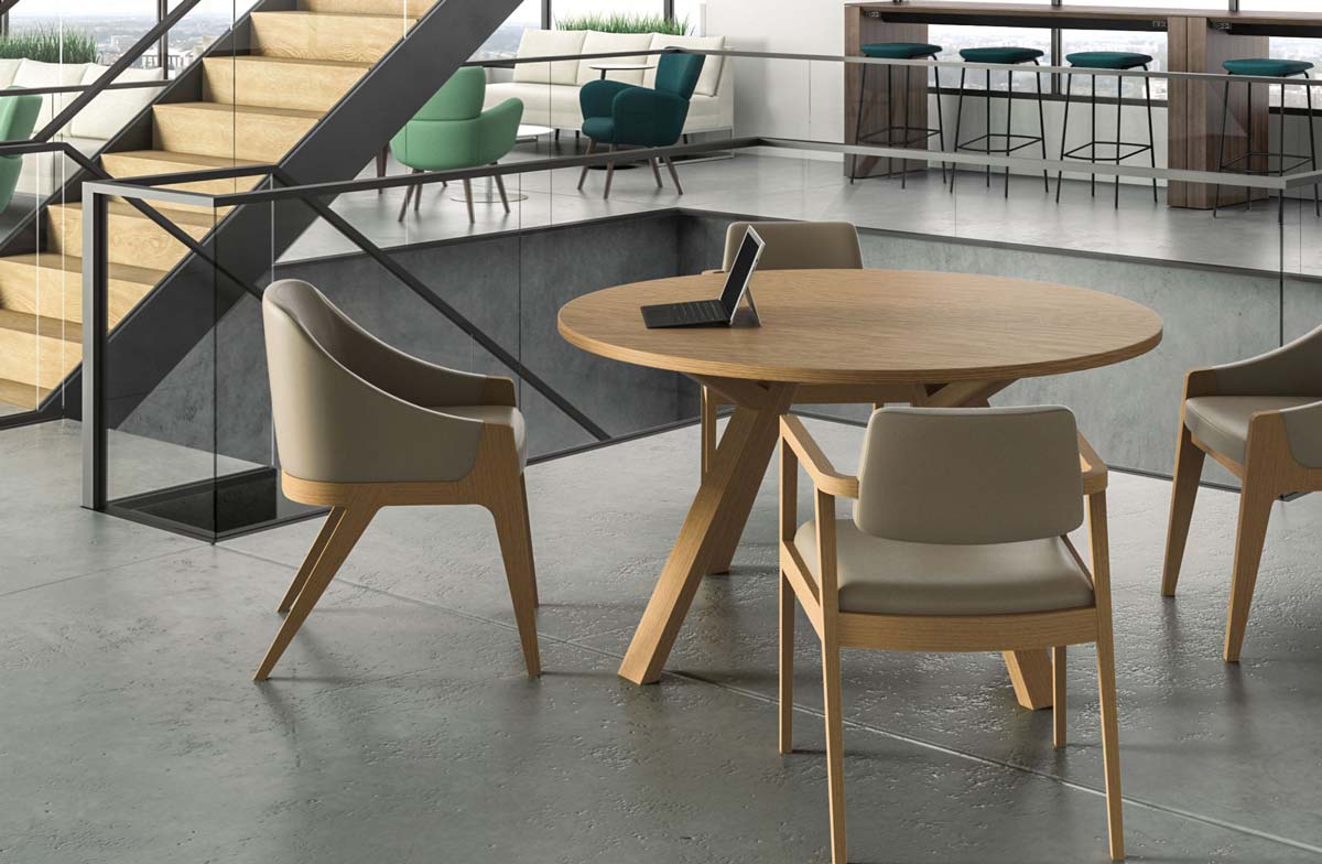 gunlocke table and chairs