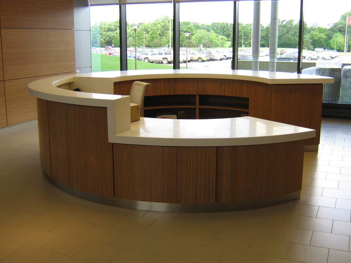 college-university reception desk